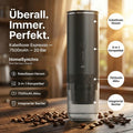 HomeSynchro Tragbare 3-in-1 Espresso-Kaffeemaschine – Kabellos & Akkubetrieben | Kapsel- & Kaffeepulver-kompatibel | ⭐ 4,8/10