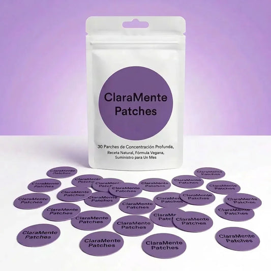 ClaraMente Patches — Tu cerebro no ha envejecido. Solo lleva meses sin combustible.