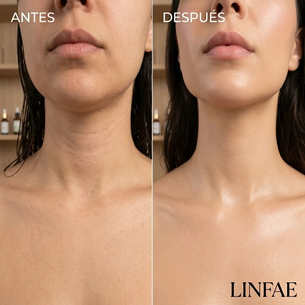 Linfae — Adiós a la cara hinchada en 5 minutos al día.